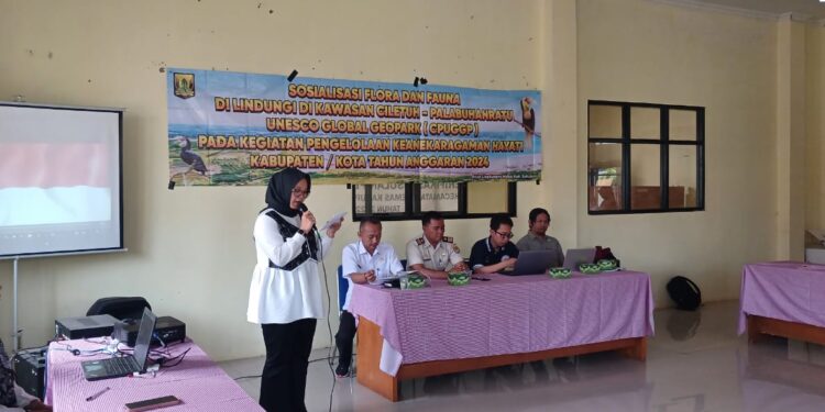 DLH Kabupaten Sukabumi Gelar Sosialisasi Flora dan Fauna yang Dilindungi di Kawasan CPUGG