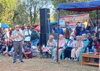 Wabup Sukabumi H. Iyos Somantri Hadiri Grand Final Turnamen Sepak Bola ‘Top Gun’ Cup 2024
