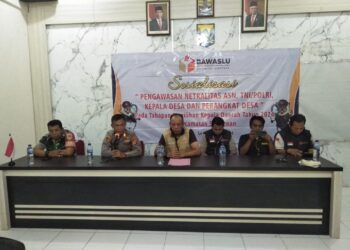 Panwascam Simpenan Gelar Sosialisasi dan Ikrar Netralitas ASN, TNI, Polri, serta Perangkat Desa Jelang Pilkada 2024