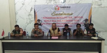 Panwascam Simpenan Gelar Sosialisasi dan Ikrar Netralitas ASN, TNI, Polri, serta Perangkat Desa Jelang Pilkada 2024