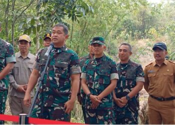 Kepala Staf Angkatan Darat Resmikan Dam Parit Pipanisasi di Ciemas, Sukabumi
