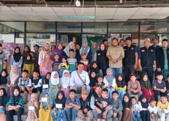 Anggota DPRD Taopik Guntur Penuhi Nazar: Beri Santunan kepada 65 Anak Yatim Piatu di Peringatan HUT Karang Taruna Ciemas