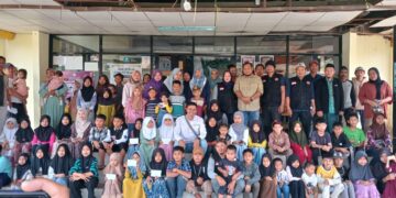 Anggota DPRD Taopik Guntur Penuhi Nazar: Beri Santunan kepada 65 Anak Yatim Piatu di Peringatan HUT Karang Taruna Ciemas