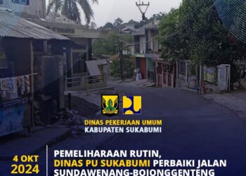 Dinas PU Tingkatkan Kualitas Jalan Sundawenang-Bojonggenteng dengan Pemeliharaan Rutin