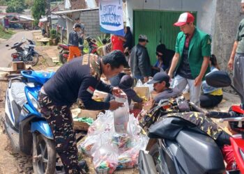 GP Ansor Bergerak Cepat Bantu Korban Bencana di Ciemas, Sukabumi