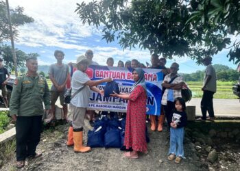 KSDA Jabar dan PT. Barokah Salurkan Bantuan Sembako ke Korban Banjir Sukabumi