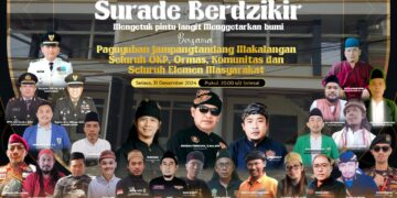 Paguyuban Jampang Tandang Makalangan Ajak Masyarakat Surade Berdzikir Bersama Sambut Tahun Baru 2025