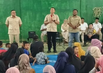 DPC Gerindra Sukabumi Beri Bantuan Sembako dan Santunan Yatim ke Korban Bencana Banjir dan Longsor di Ciemas