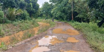 Darurat! Jalan rusak di Sidamulya Sukabumi, Memakan Korban Jiwa