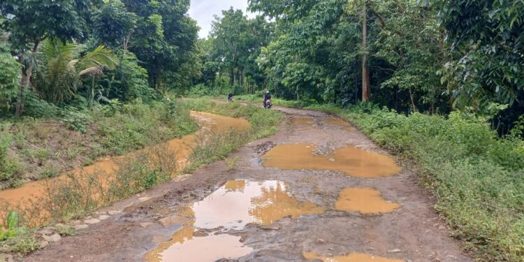Darurat! Jalan rusak di Sidamulya Sukabumi, Memakan Korban Jiwa