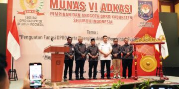 Unsur Pimpinan DPRD Kabupaten Sukabumi hadiri Musyawarah Nasional (Munas) VI Asosiasi DPRD Kabupaten Seluruh Indonesia (ADKASI)