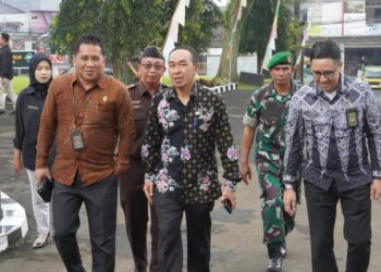 SEKDA HADIRI KUNJUNGAN KERJA PANGLIMA TNI KE MAKODIM 0607/KOTA SUKABUMI