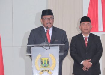 DPRD GELAR RAPAT PARIPURNA SERAH TERIMA JABATAN BUPATI DAN WAKIL BUPATI SUKABUMI