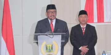 DPRD GELAR RAPAT PARIPURNA SERAH TERIMA JABATAN BUPATI DAN WAKIL BUPATI SUKABUMI