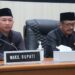 BUPATI DAN WAKIL BUPATI SUKABUMI HADIRI RAPAT PARIPURNA DPRD AGENDA PENYAMPAIAN PANDANGAN FRAKSI