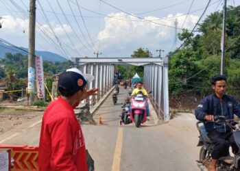 Kabar Gembira: Jembatan Bojong Kopo Simpenan Bisa Dilintasi Kendaraan Roda Empat Jenis Kecil, Jelang Lebaran
