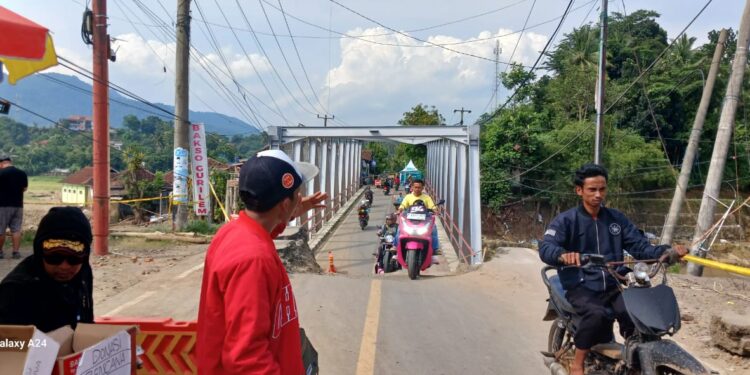 Kabar Gembira: Jembatan Bojong Kopo Simpenan Bisa Dilintasi Kendaraan Roda Empat Jenis Kecil, Jelang Lebaran