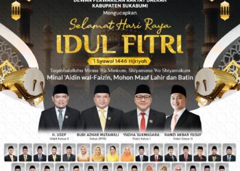 ‎DPRD KABUPATEN SUKABUMI ‎MENGUCAPKAN ‎SELAMAT HARI RAYA IDUL FITRI 1 SYAWAL 1446 H / 2025