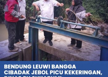 Bendung Leuwi Bangga Cibadak Jebol, Kadis PU : Perbaiki Segera