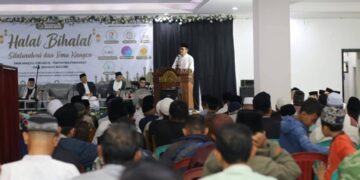 Halal Bihalal di Cibadak, Sekda Ajak Pererat Persaudaraan dan Wujudkan Sukabumi Mubarakah