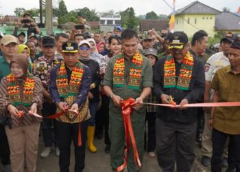 Peresmian Jalan Mayjen Kunto Arief Wibowo, Bupati Sukabumi Dukung Kesejahteraan Petani Lewat Pertanian Organik dan Infrastruktur