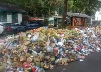 Sampah Menggunung di Pantai Istana Presiden Palabuhanratu, Ketua DPD PPLHI Semprot DLH Sukabumi