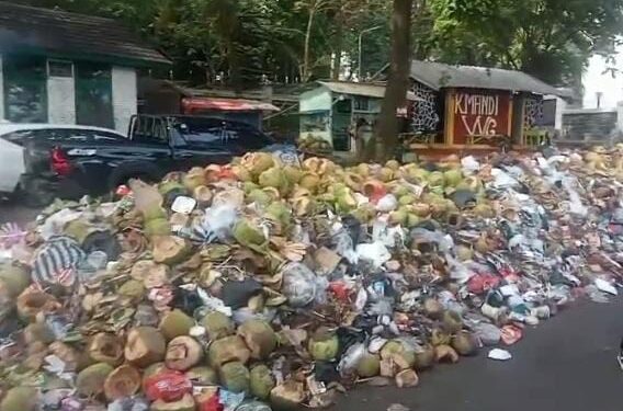 Sampah Menggunung di Pantai Istana Presiden Palabuhanratu, Ketua DPD PPLHI Semprot DLH Sukabumi