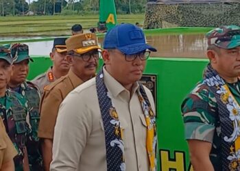Wamentan dan KSAD Resmikan Sarana Pengairan Pertanian di Desa Ciwaru, Dorong Swasembada Pangan
