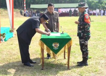 Buka TMMD ke-124 di Sukaraja, Bupati: Bantu Percepatan Pembangunan Daerah