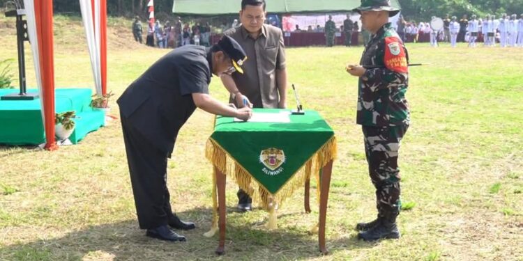 Buka TMMD ke-124 di Sukaraja, Bupati: Bantu Percepatan Pembangunan Daerah