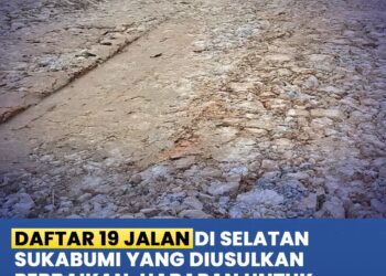 Daftar 19 Jalan di Selatan Sukabumi yang Diusulkan UPTD PU Sagaranten untuk Perbaikan