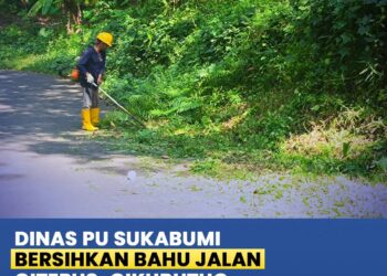 Dinas PU Sukabumi Lakukan Pemeliharaan Jalan Sepanjang 10,2 Km di Citepus–Cikurutug