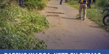 UPTD PU Ciemas Bersihkan Bahu Jalan Paltilu–Tamanjaya Demi Keamanan Pengguna