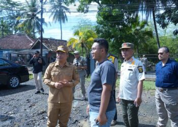 Jalan Nasional Tergenang Banjir, Wabup Sukabumi Minta Penanganan Terpadu dan Evaluasi Tambang
