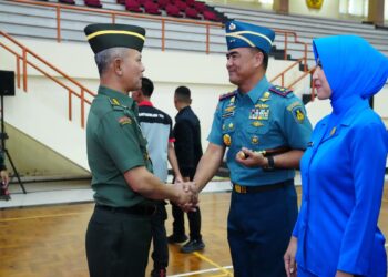 Mabes TNI Gelar Upacara Kenaikan Pangkat 76 Perwira Tinggi TNI