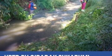 Pemeliharaan Irigasi DI Cialing, Bentuk Komitmen PU Sukabumi Jaga Infrastruktur Pertanian