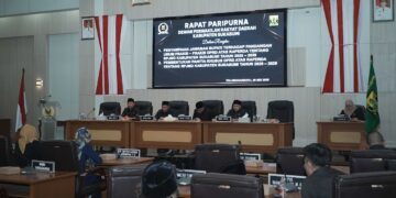 DPRD Kabupaten Sukabumi Gelar Rapat Paripurna ke-20, Bahas Raperda RPJMD 2025–2029