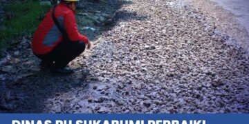 Dinas PU Sukabumi Perbaiki Jalan Pasirsuren–Cikidang, Warga Diminta Jaga Drainase