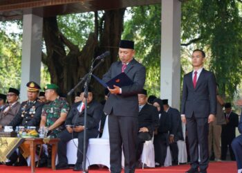 Pemkab Sukabumi Gelar Upacara Hari Lahir Pancasila 2025, Wabup Andreas Ajak Warga Perkuat Persatuan