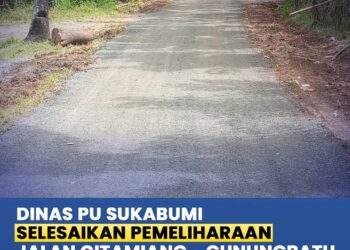 Dinas PU Kabupaten Sukabumi Perkuat Infrastruktur Wilayah Selatan Lewat Pemeliharaan Jalan di Ciemas