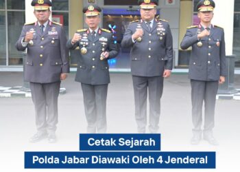 Empat Jenderal Pimpin Polda Jabar, Sejarah Baru dalam Struktur Kepemimpinan