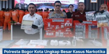 Polresta Bogor Kota Ungkap 56 Tersangka Narkoba dan Bongkar Gudang Miras Ilegal Skala Besar