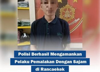 Diduga Lakukan Pemalakan Disertai Sajam, Pria di Rancaekek Ditangkap Polisi
