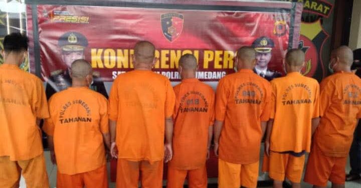 Operasi Premanisme di Sumedang: 7 Tersangka Ditahan, 15 Orang Dibina Polisi