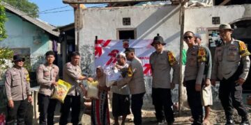 Polsek Babakan Madang Bedah Rumah Warga, Wujud Nyata Bhakti Bhayangkara ke-79