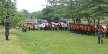 Pelatihan Relawan Resmi Ditutup, Danlat: Jaga Semangat, Soliditas, dan Komunikasi Efektif