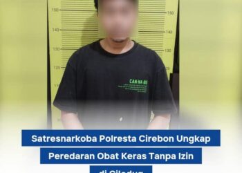 Polresta Cirebon Tangkap Pengedar Obat Keras Tanpa Izin di Ciledug, Satu DPO Masih Diburu