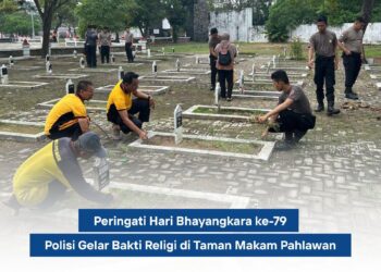 Bakti Religi di TMP, Polri Kenang Jasa Pahlawan Jelang Hari Bhayangkara ke-79
