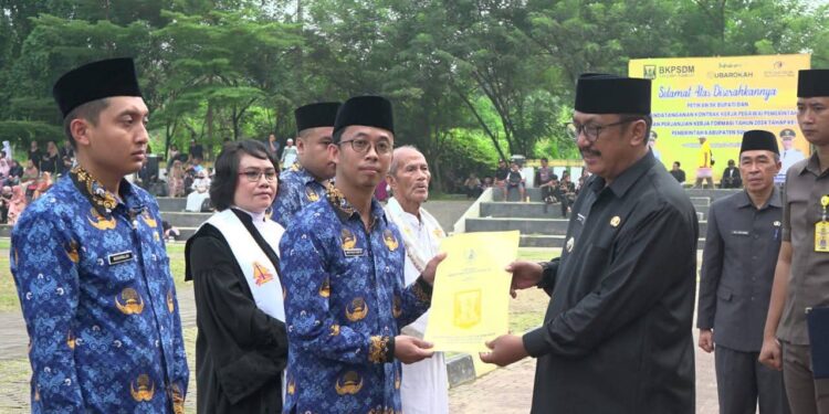 1.106 PPPK Resmi Diangkat, Bupati Sukabumi: Jadilah Ujung Tombak Pelayanan Publik