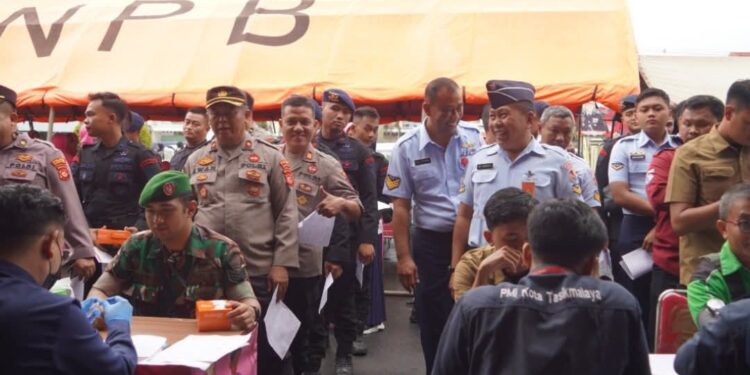 Peringati Hari Bhayangkara ke-79, Polres Tasikmalaya Kota Sukses Gelar Donor Darah Berskala Besar